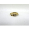 Image 1 : 14KT Yellow Gold Ladies Estate 3-Stone Ring