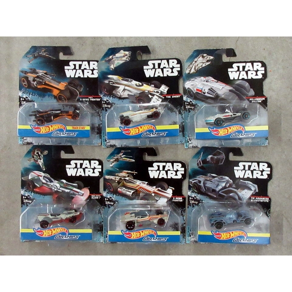 6 Hot Wheels 2016 Star Wars Carships