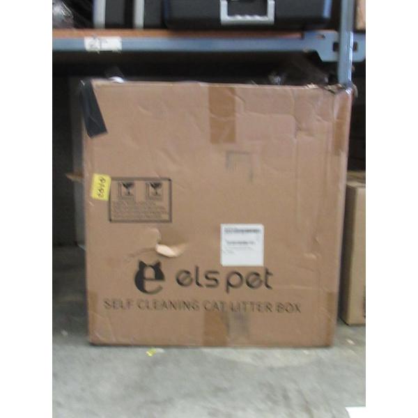 Els Pet Self-Cleaning Litter Box in Box