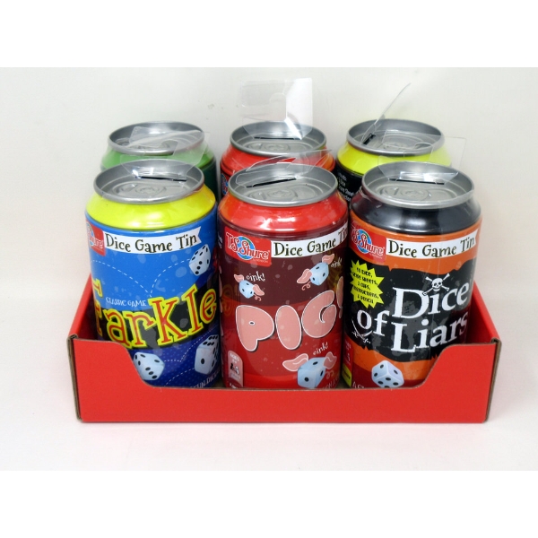 5 New Dice Games in Unopened Tins