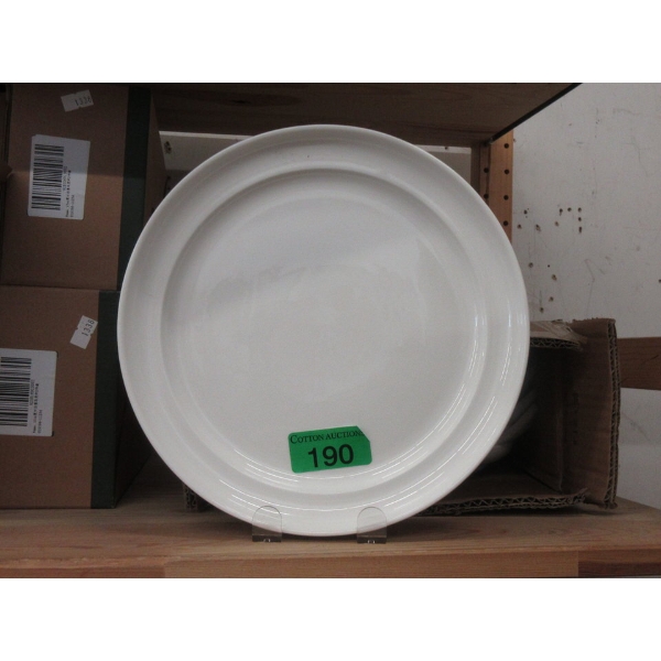 Set of 6 New Dowan Ceramic Wide Edge 10" Plates