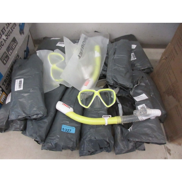 13 New Sets of Anti-Fog Goggles with Snorkels 