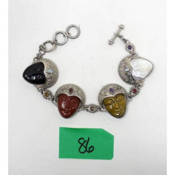 Sterling Silver Sajen Balinese Bracelet