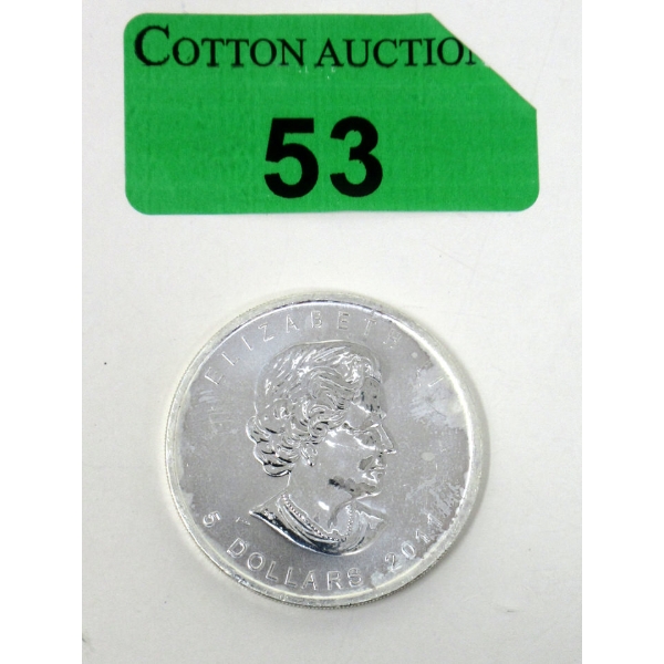 1 Oz .9999 Silver 2011 Maple Leaf Coin 