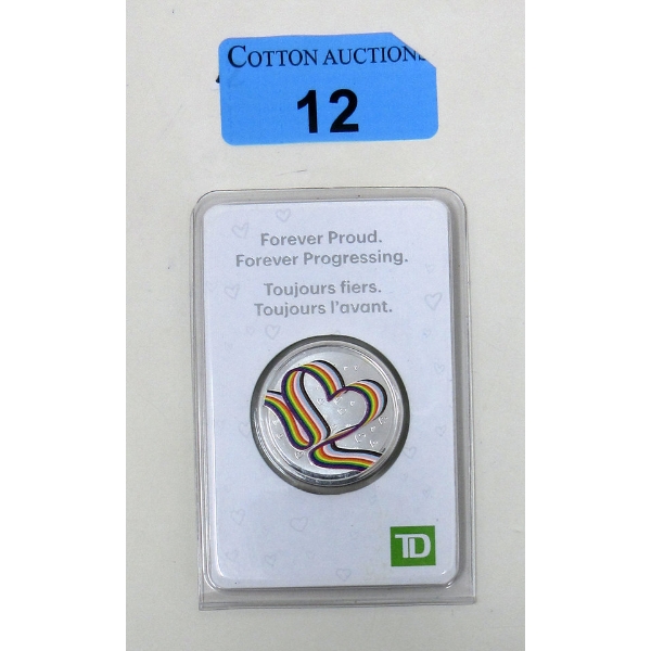 1/2 Oz .999 Silver Forever Proud Forever Progressing Round 