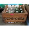 Image 1 : Vintage Wood Pepsi-Cola Crate with Bottles