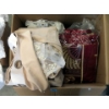 Image 2 : Wedding Dress & Box of Household Linens