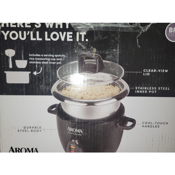 Aroma Rice Cooker - Customer Return 
