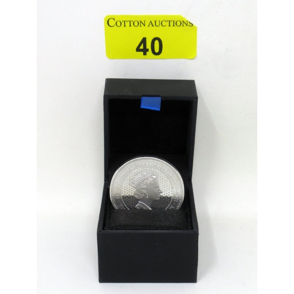 1.25 Oz .999 Silver Guinea 2022 St. Helena Coin 