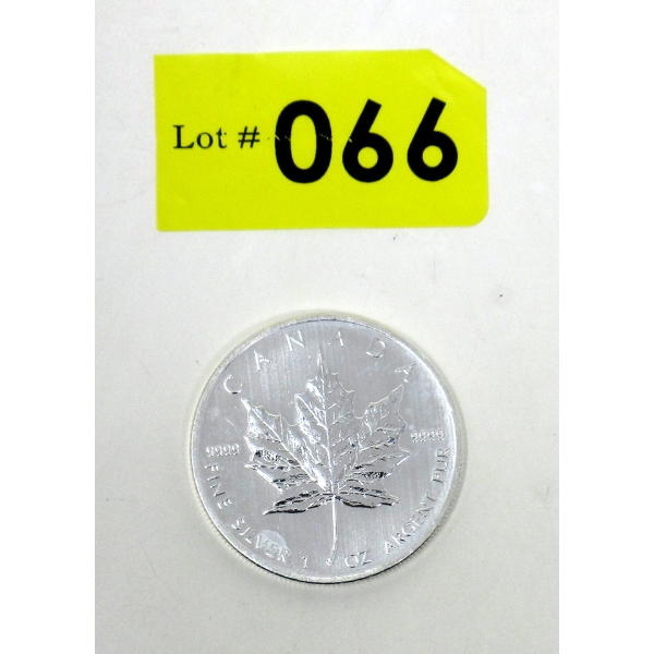 1 Oz .9999 Silver 2013 Maple Leaf Coin 