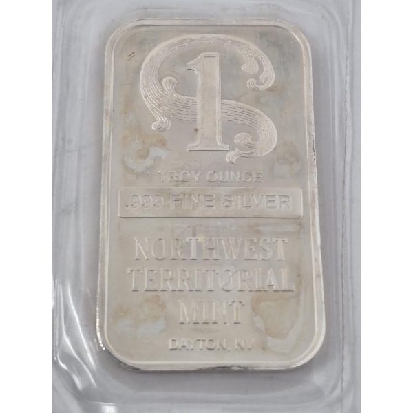 1 Oz .999 Silver NWTM Bar 