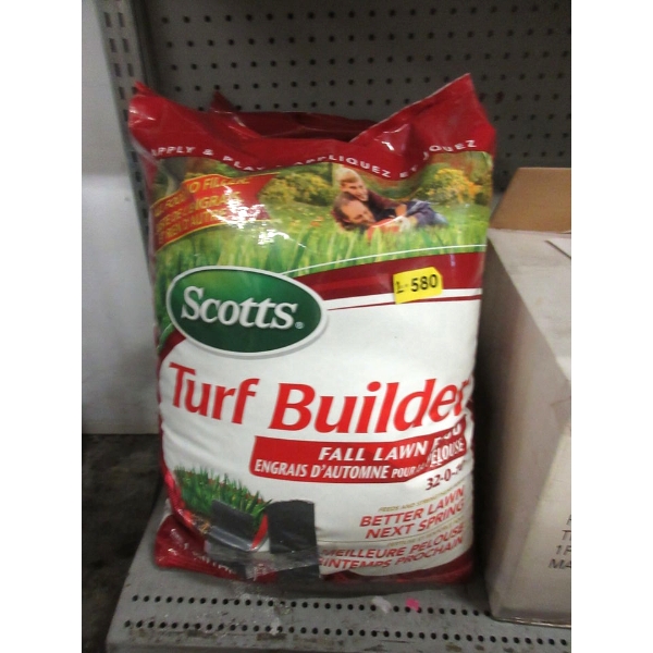 2 x 17.2 kg (37.9 lb) Bags of Scotts Turf Builder 