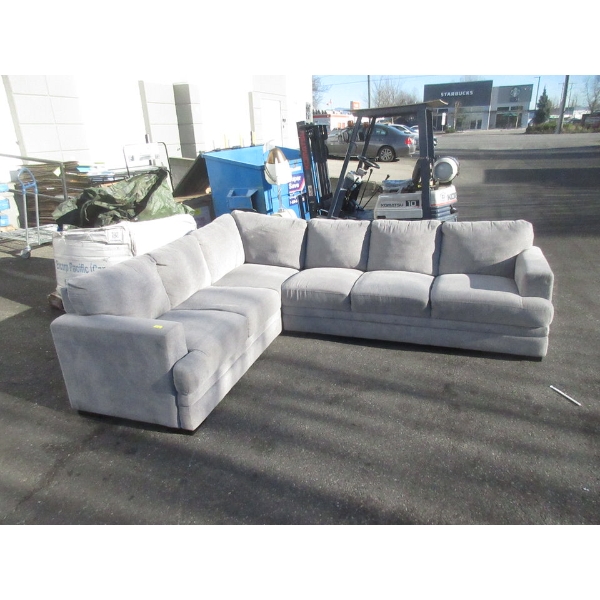 Fabric Upholstered Corner Sectional