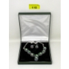 Image 2 : Mystic Topaz Large Stone Necklace & Earrings