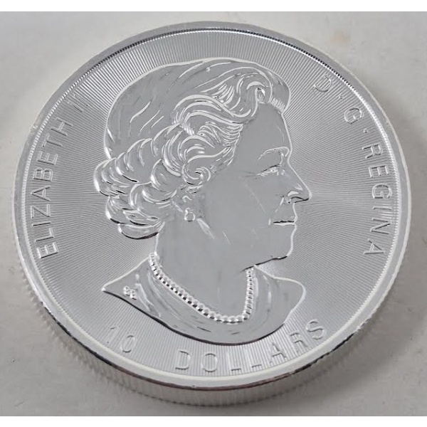 2 Oz .9999 Silver 2017 Canada Twin Maples Coin 