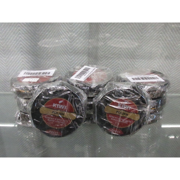 11 Tins of Kiwi Black Shoe Polish - 50 ml