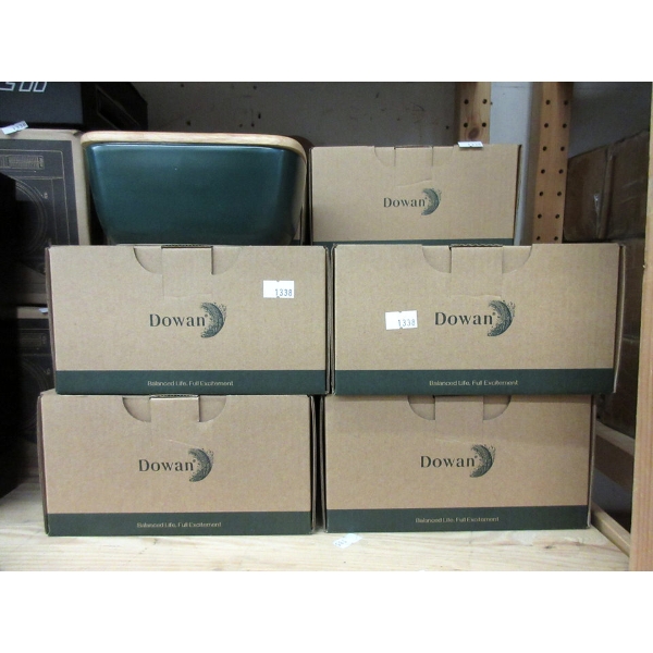 8 New Dowan Ceramic Butter Dishes in Boxes