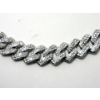 Image 2 : Brand New in Box Mans Pave Curb 24" Long Necklace