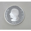 Image 3 : 1 Oz+ .9999 Silver 2024 Wonderous Waters Great Lakes: Moose Coin 