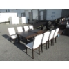 Image 2 : Family Size Dining Table with 8 Matching Chairs