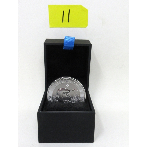 2 Oz .9999 Silver 2025 Canada Goose Coin 