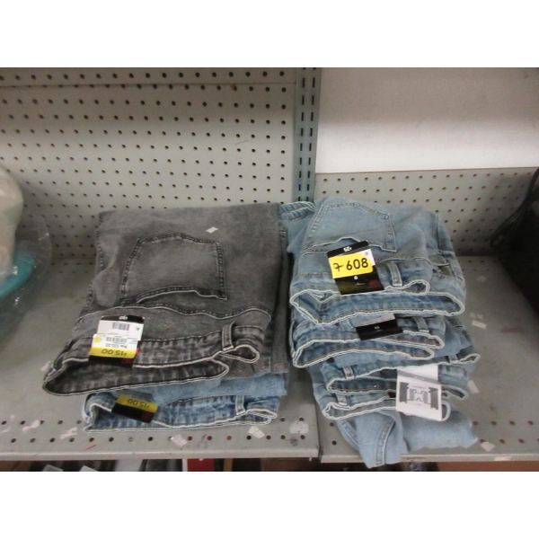 7 New Pairs of Assorted Overstock Jeans