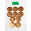 Image 1 : 10 x .999 Fine Copper Grizzly Bear Rounds