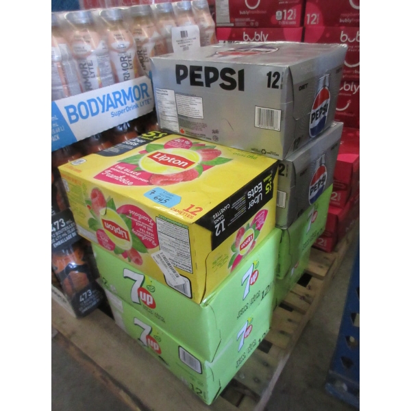 7 Cases of Assorted Sodas & Iced Tea