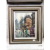 Image 2 : 2 Framed Vintage Street Scene Giclée Prints - 13" x 15"