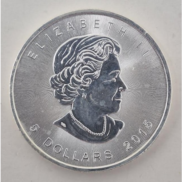 1 Oz .9999 Silver 2015 Canada Maple Leaf Coin 