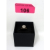 Image 1 : 14 KT Gold .47 Carat Diamond Cluster Ring - Size 10