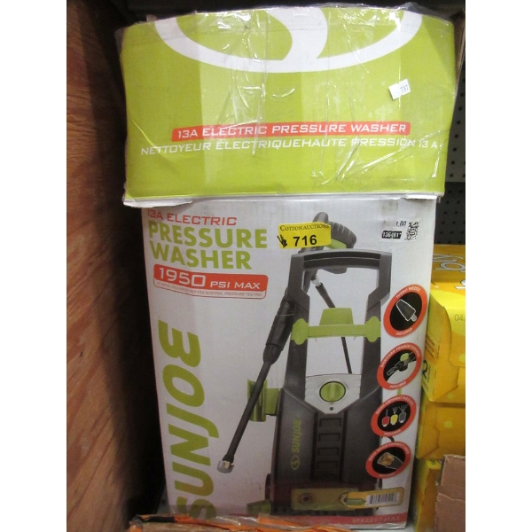 Sunjoe 1950 PSI Electric Pressure Washer