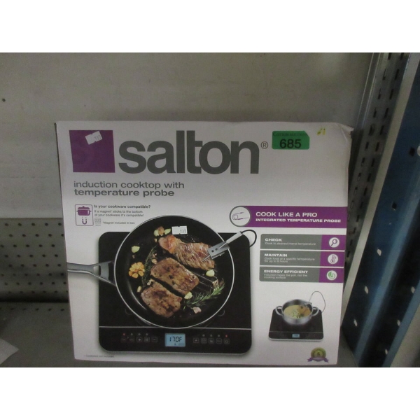 Salton Induction Cooktop with Temp. Probe
