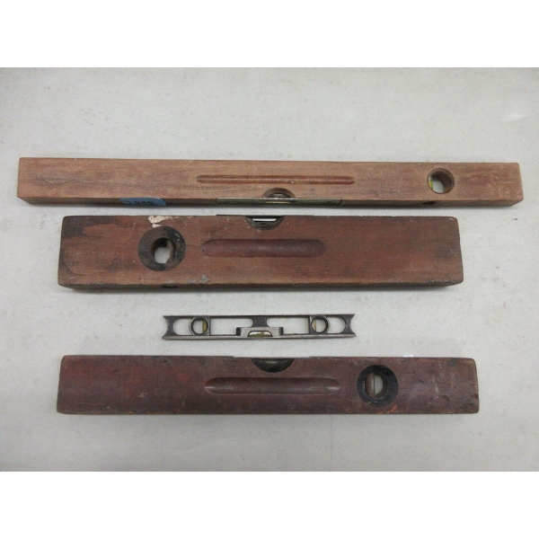 4 Assorted Vintage Levels