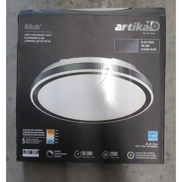 Artika "Altitude" LED Flush Mount Ceiling Light