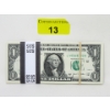 Image 1 : 25 x $1 USD Uncirculated Sequential Numbered Bundle 