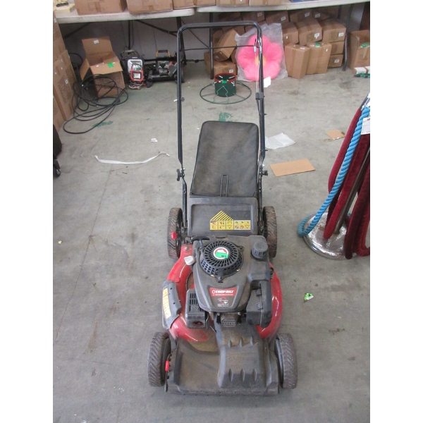 Troy-Bilt Gas Lawn Mower with Grass Bag