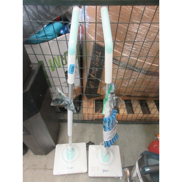 2 Nellie's Steam Mops with Chargers 