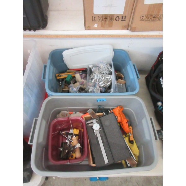 2 Totes of Assorted Sockets & Hand Tools - Preowned