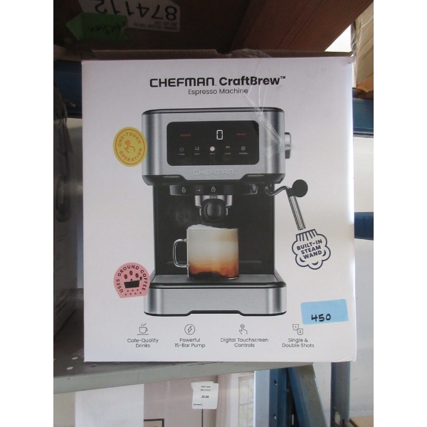 Chefman CraftBrew Espresso Machine