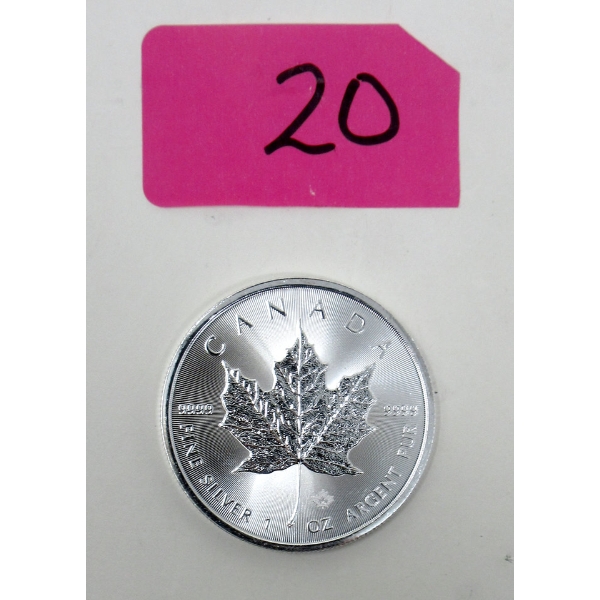EARLY RELEASE First Mint 1 Oz .9999 Silver 2025 Maple Leaf Coin 