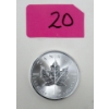 Image 1 : EARLY RELEASE First Mint 1 Oz .9999 Silver 2025 Maple Leaf Coin 