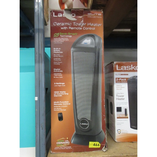 Lasko Elite Ceramic Tower Heater - 1500 Watts
