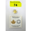 Image 1 : 1.58 Gram .9999 Fine Gold 2023 Curious Marten Coin 