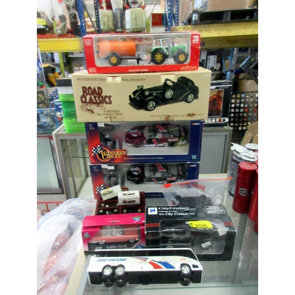 9 Piece Lot of Assorted Model Vehicles