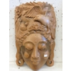Image 1 : Carved Wall Mask - 4" D x 12" W x 18" T