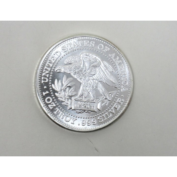 1 Oz .999 Silver Trade Unit Round 