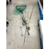 Image 1 : 2 Fishing Nets & 4 Fishing Poles (Some reels)