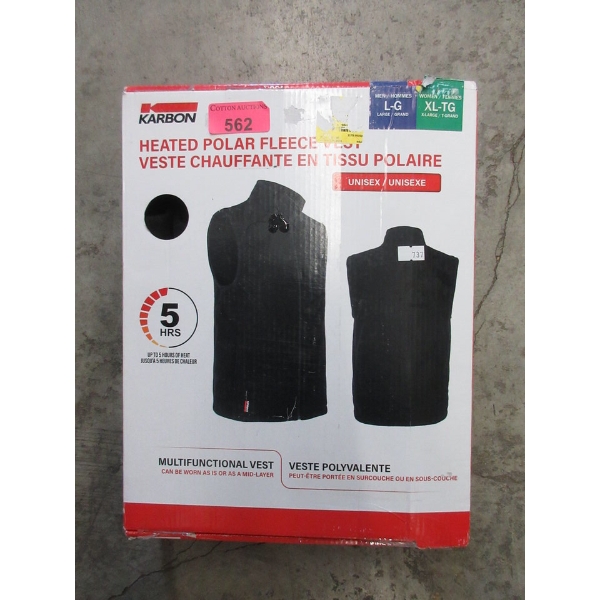 Karbon Heated Polar Fleece Vest - Unisex