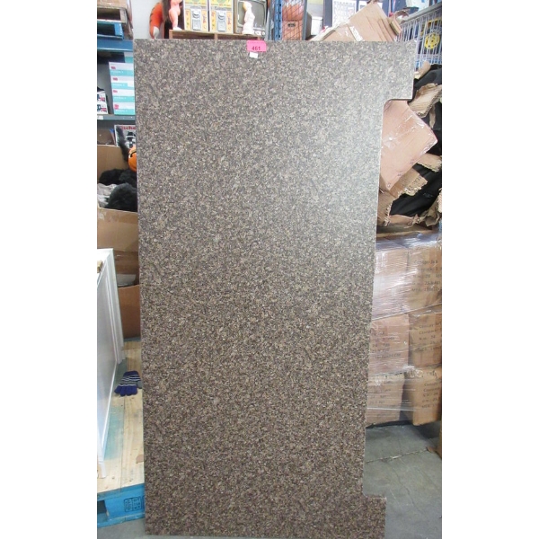 Brown Pebble Look Counter Top - 27" x 58" - As Is